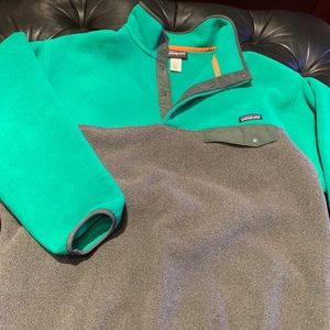 Men’s Patagonia Synchilla — Green — Sweater Large